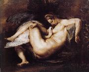 Peter Paul Rubens Lida and Swan china oil painting reproduction